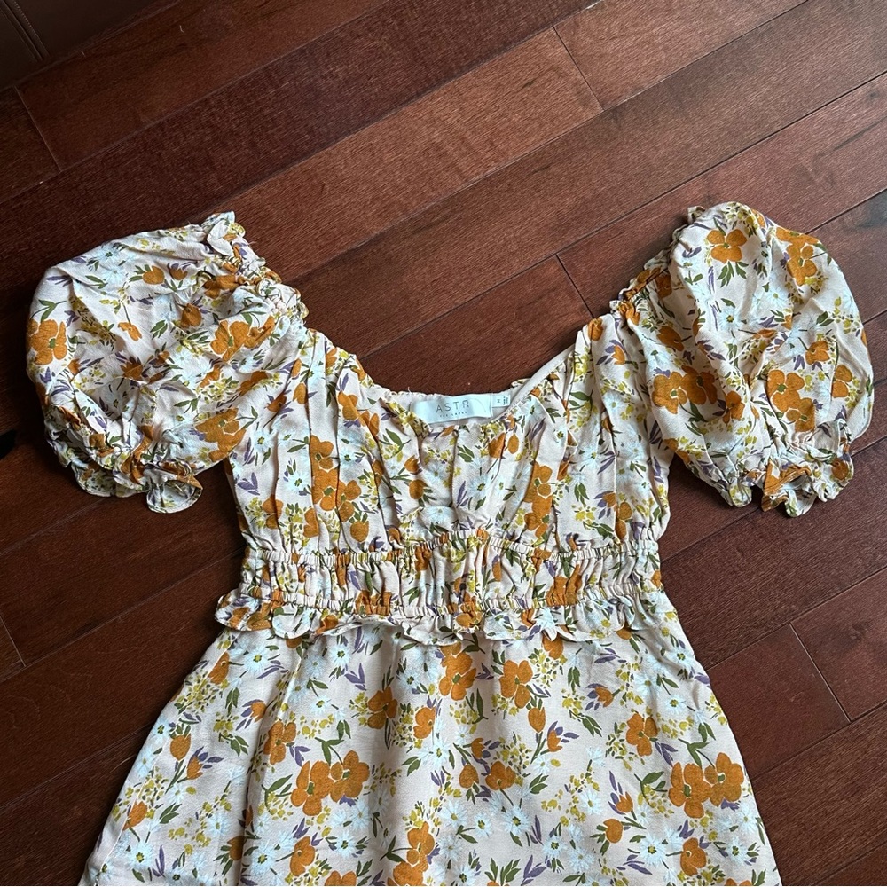 Astr White Ruffled Sundress - Picture 3 of 7